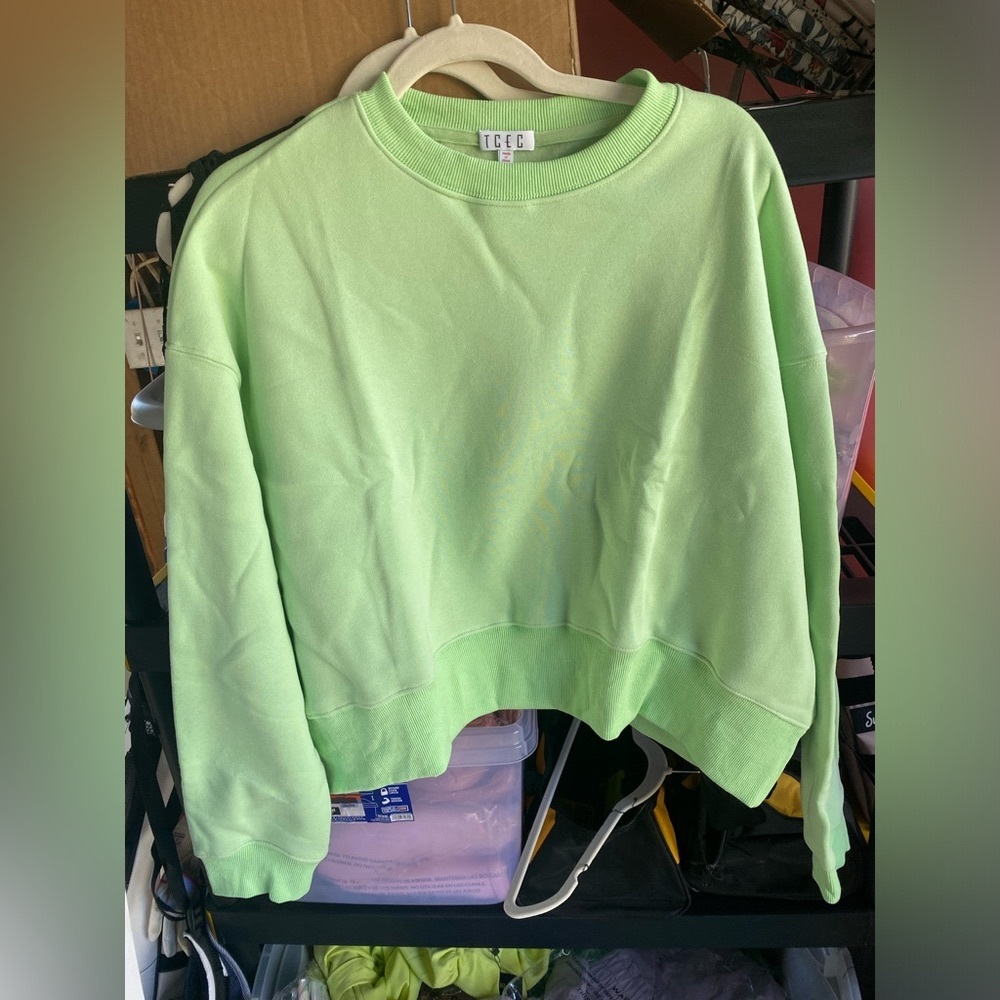 Green Oversized Pullover